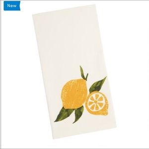 White And Yellow Lemon 🍋 Kitchen Towel